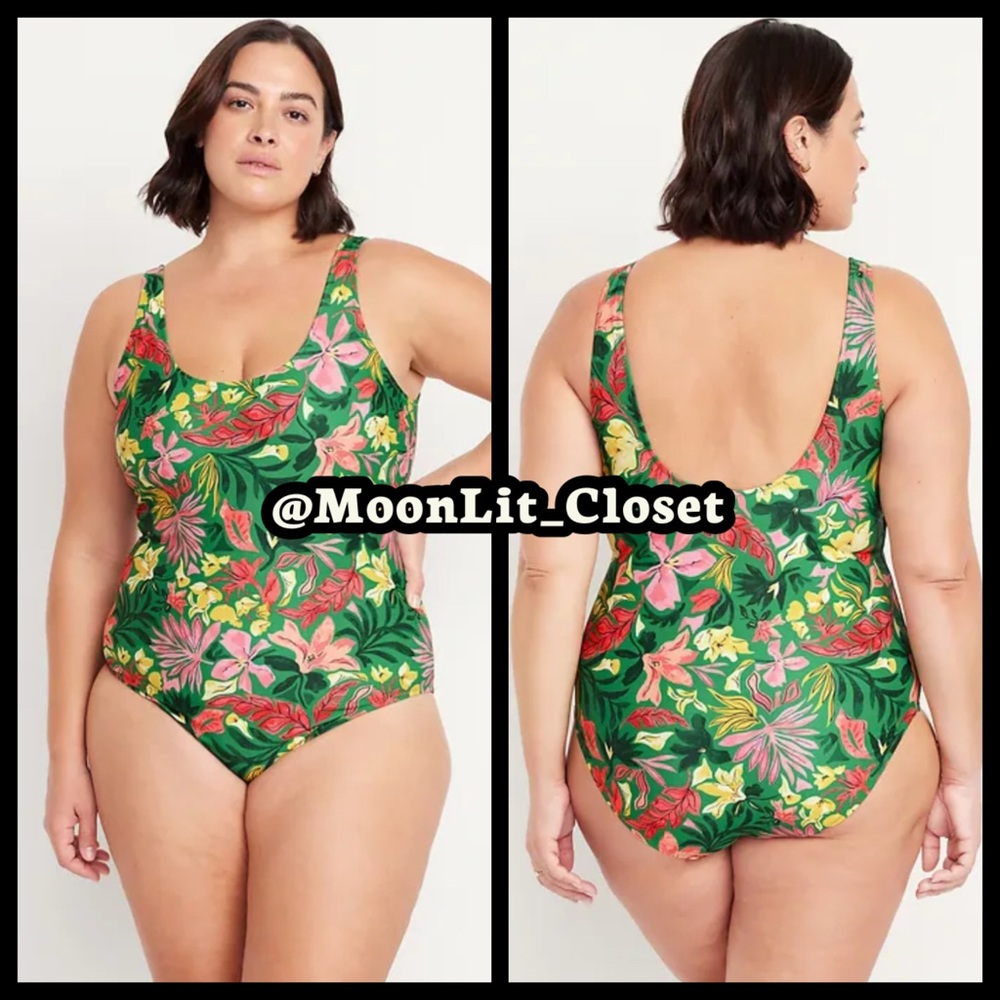 📦 Old Navy Matte One-Piece Swimsuit Plus Size 4X
